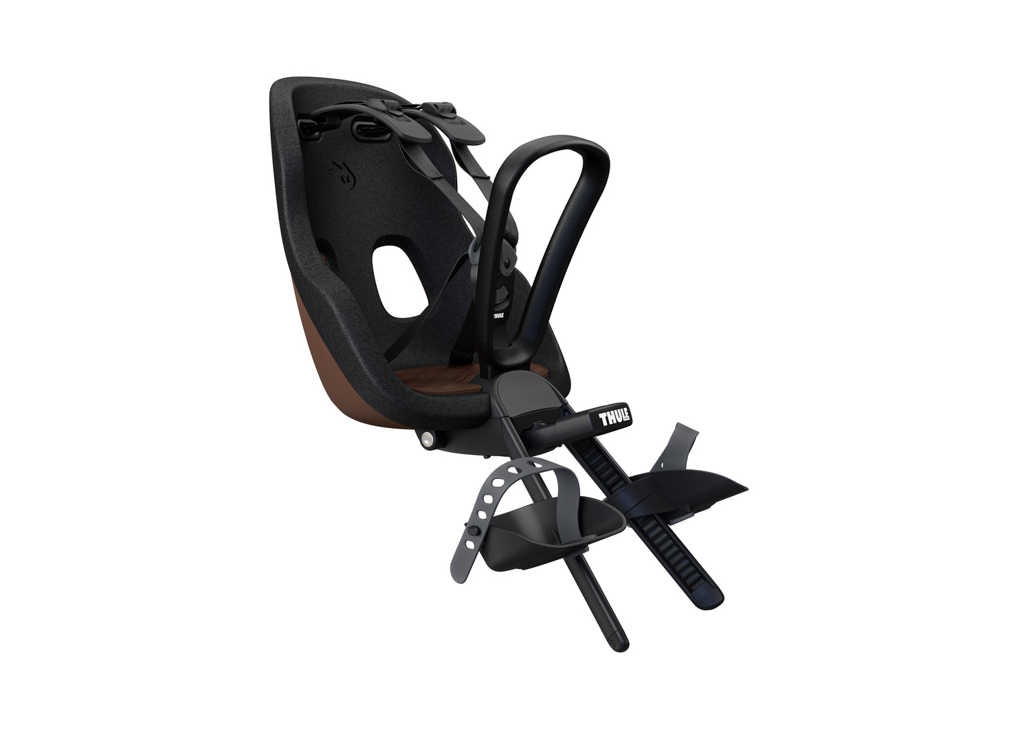 外出・移動用品 Thule yepp mini 前乗せ自転車チャイルドシート ブラウン